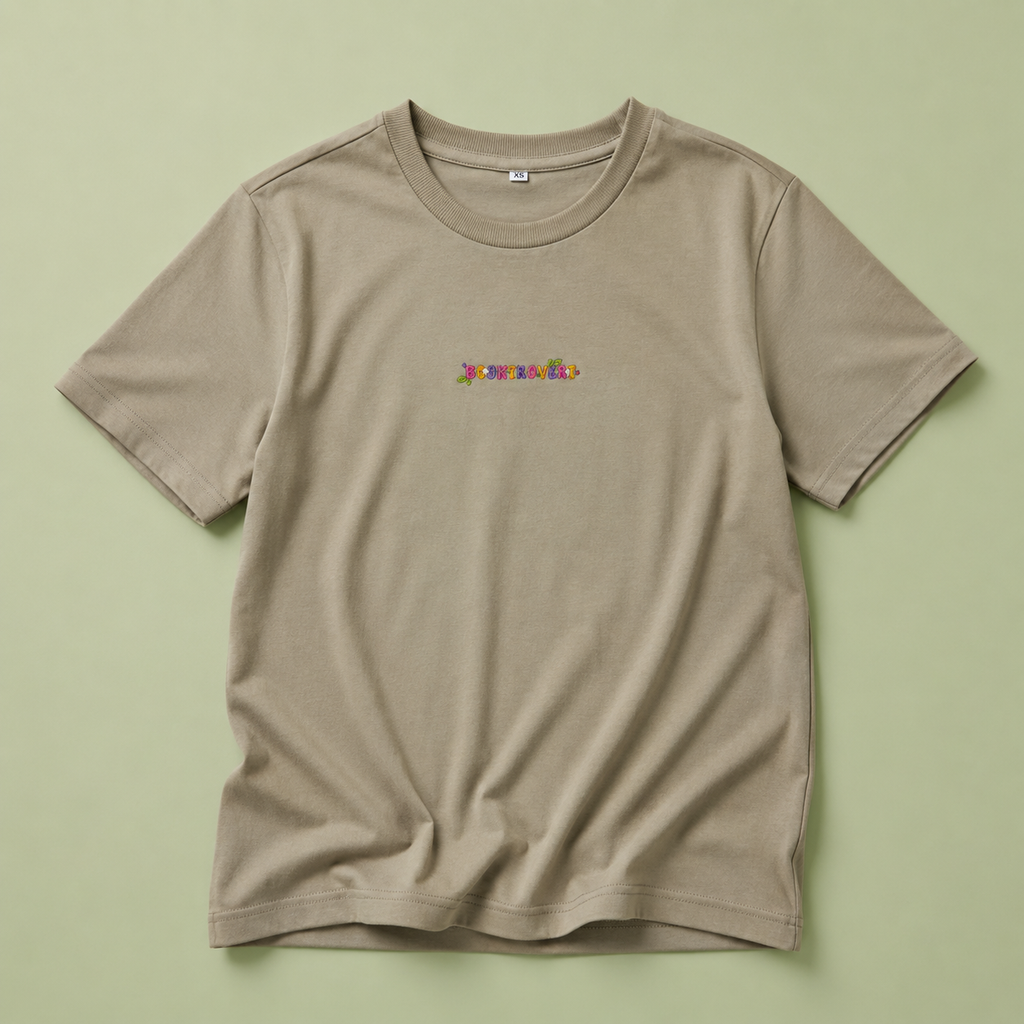Booktrovert T-Shirt - greige