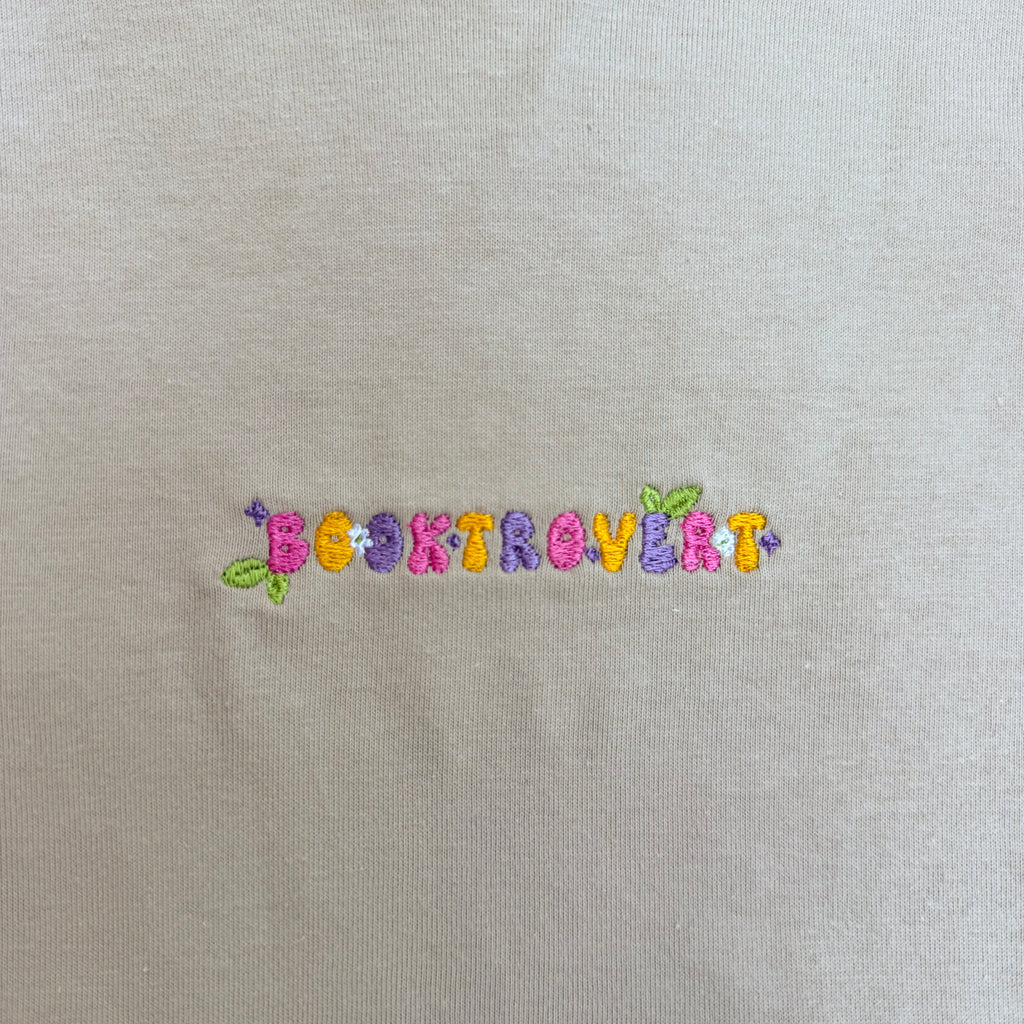 Booktrovert T-Shirt - greige