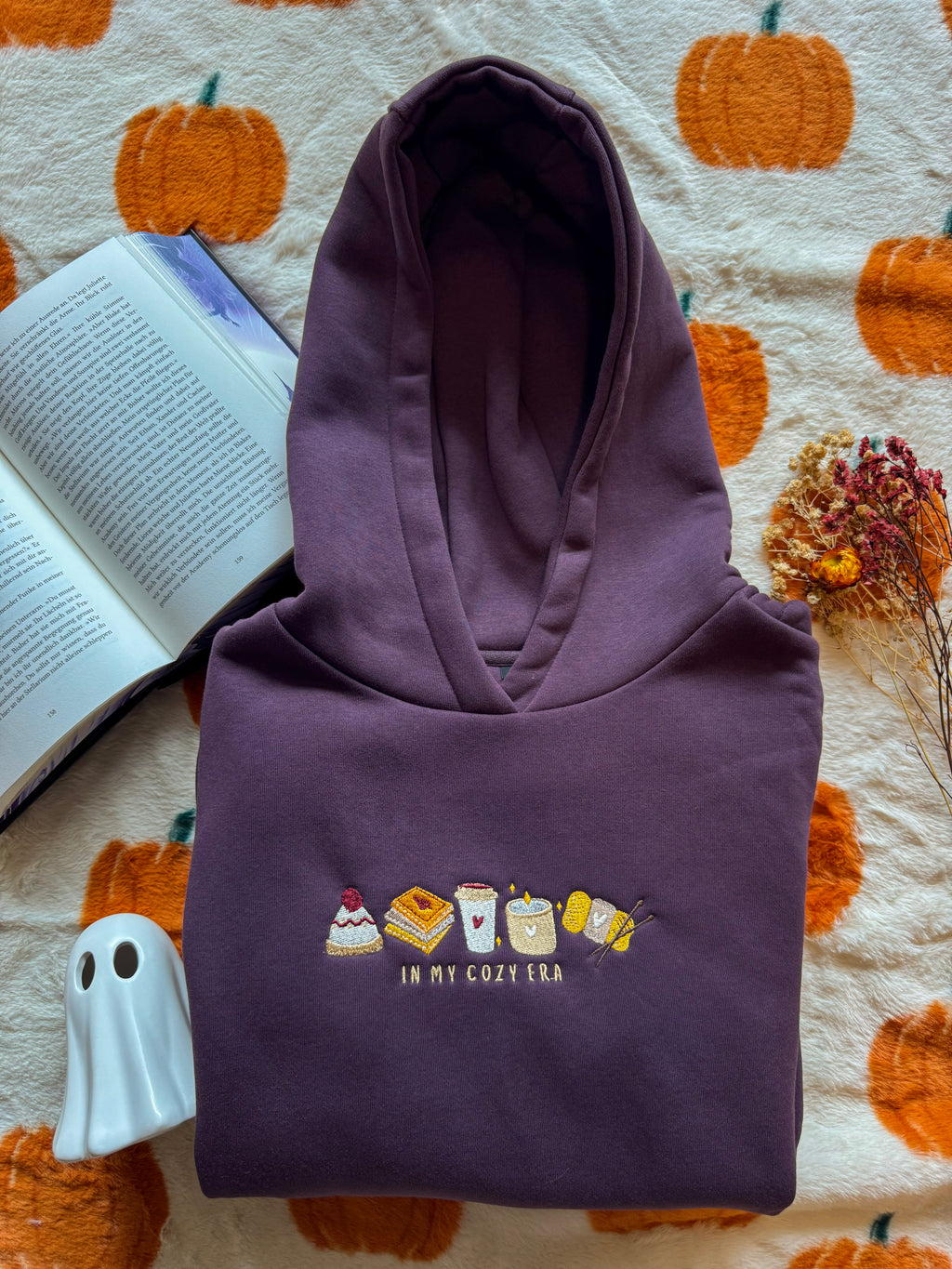Cozy Herbst Hoodie – Wine
