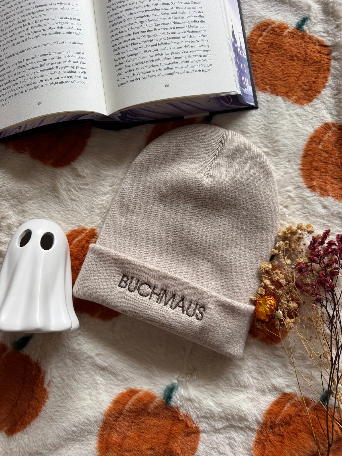 Buchmaus Beanie | Almond
